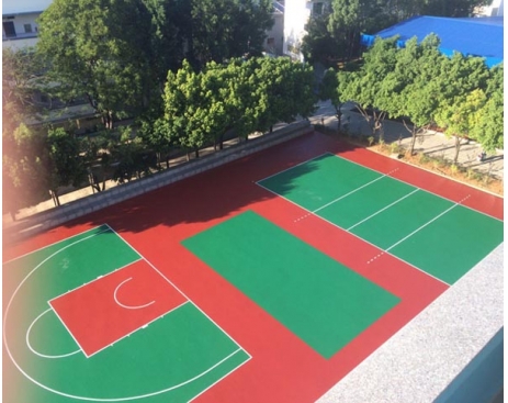 云縣高級職業中學硅pu籃球場、排球場